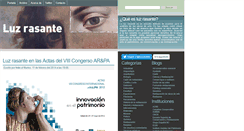 Desktop Screenshot of luzrasante.com