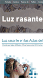 Mobile Screenshot of luzrasante.com